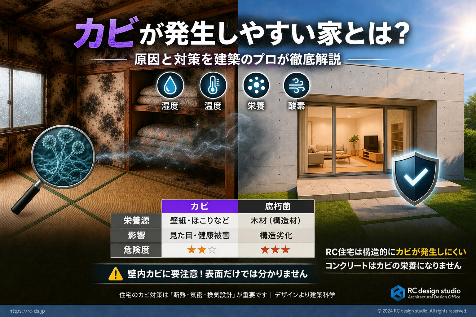 カビが発生しやすい家とは？原因と対策を建築のプロが解説